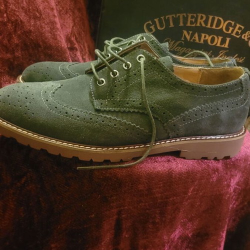 Gutteridge gray suede shoes size 44 new