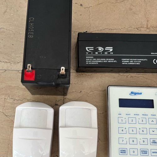 Alarm like new, for one or two entrances