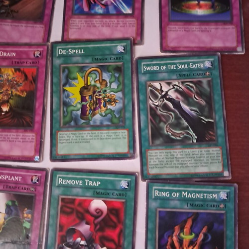 Yugioh cards used