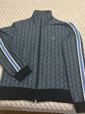 Lacoste monogram jacket rare new, size M, blue-green