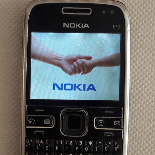 Nokia E72-1 mobile phone, made in Finland