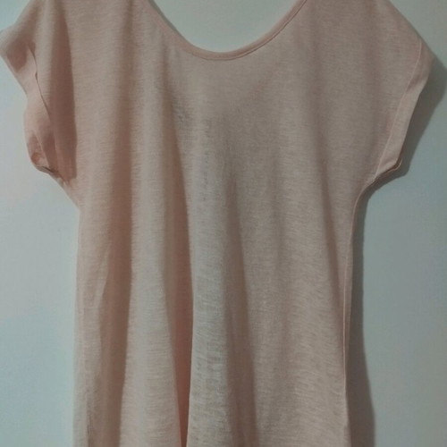 Stradivarius top like new, salmon color, size M