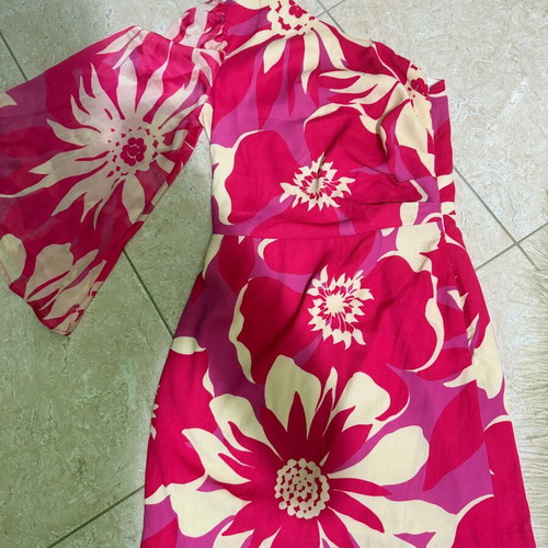 Morgan Dress No 38 One Shoulder Floral New Pink