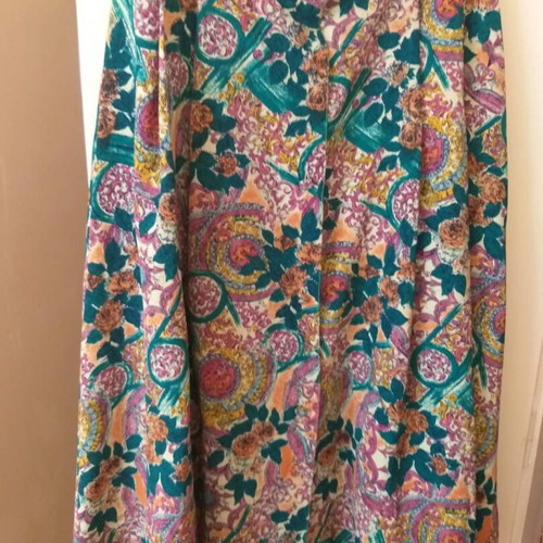 Maxi skirt multicolor like new, size L