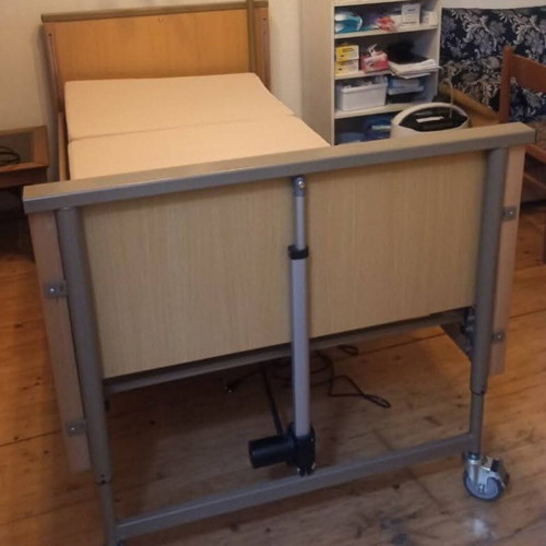 Electric Adjustable Hospital Bed with Mattress like new