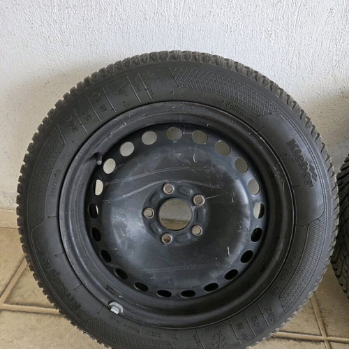 Kleber car tires 205 55 16 winter used, set of four without rims