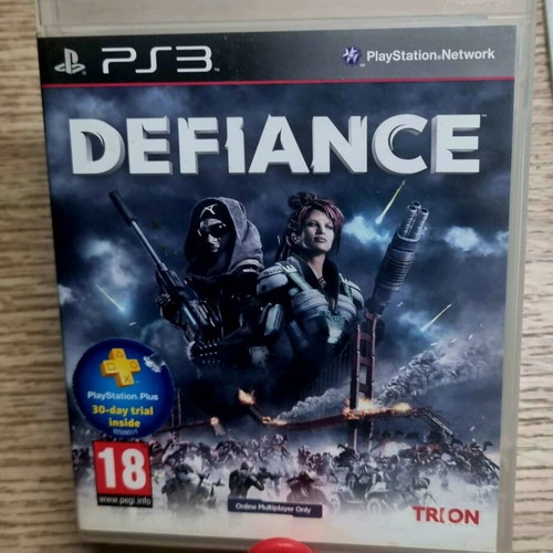 Defiance game for PlayStation 3 like new, collectible