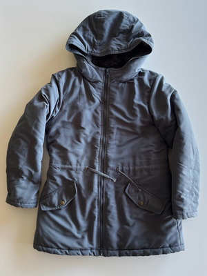 Benetton jacket for girl 10-11 years used, gray/blue