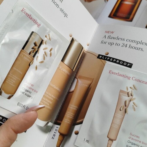 Clarins Beauty Box new with creams, serum, foundation and concealer