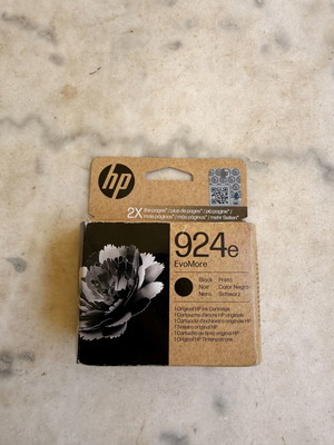 HP 924e EvoMore μαύρο μελάνι καινούριο, σφραγισμένο