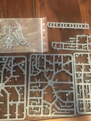 Harlequin Eldar Bits used from Games Workshop sprues
