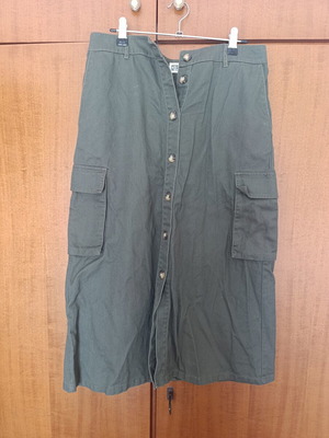 Khaki skirt size S/M like new La Redoute Collections