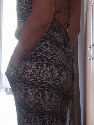 Pink Woman jumpsuit like new, size L, black and white