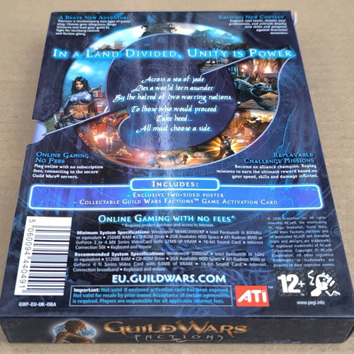 Guild Wars Factions Collector's Edition PC game like new