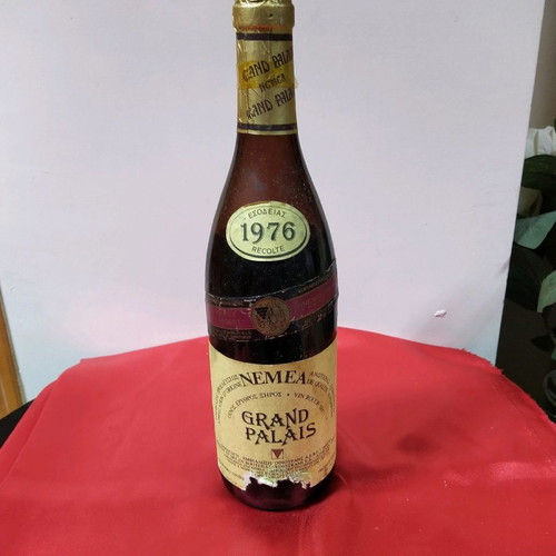 Various old and rare wine bottles