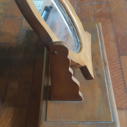 Mirror retro wooden tabletop used