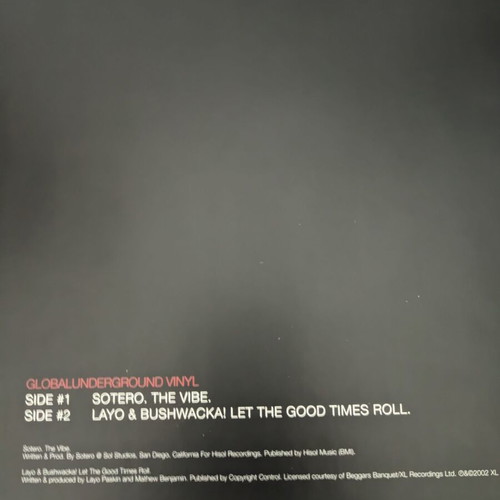 Global Underground James Lavelle Barcelona #023 vinyl record