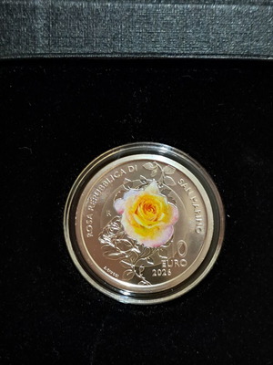 Collectible Colored 10 Euro Coin San Marino 2026 BU