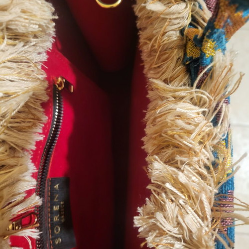Sorena Handmade bag new, multicolor, velvet lining
