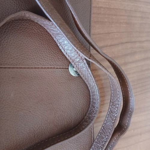 Carpisa leather shoulder bag new, brown