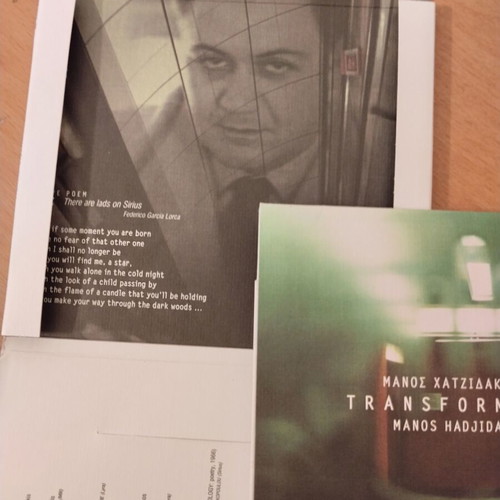 Transformations Manos Hadjidakis - K. Vita CD like new, electronic
