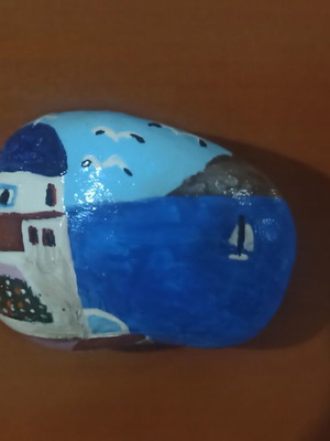 Painted stones new, various designs and colors
