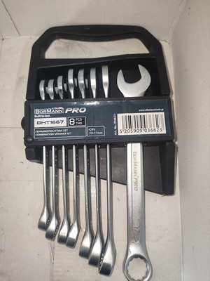 Bormann BHT1667 Combination Spanner Set new