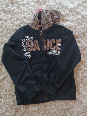 Girls' jacket size 12 like new, black