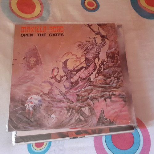 Manilla Road Open the Gates LP like new, metal