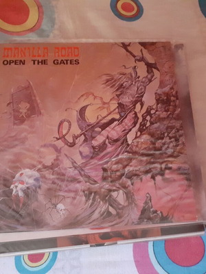 Manilla Road Open the Gates LP like new, metal