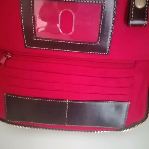 Enzo Angiolini shoulder bag used, brown-burgundy
