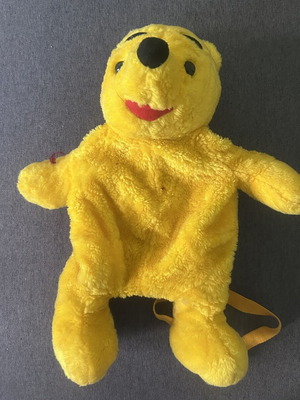Τσάντα Winnie the Pooh λούτρινη, vintage, φερμουάρ