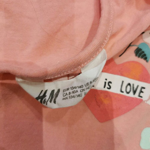 H&M dress for girl used, size 134 cm