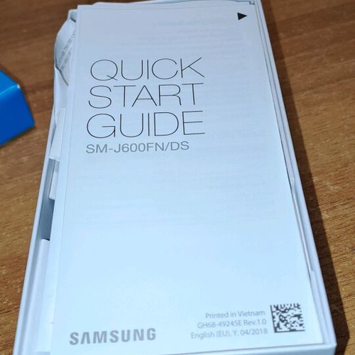 Samsung Galaxy J6 empty box used