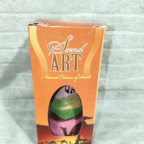 Handmade Sand Art Bottle 13cm New from Qatar