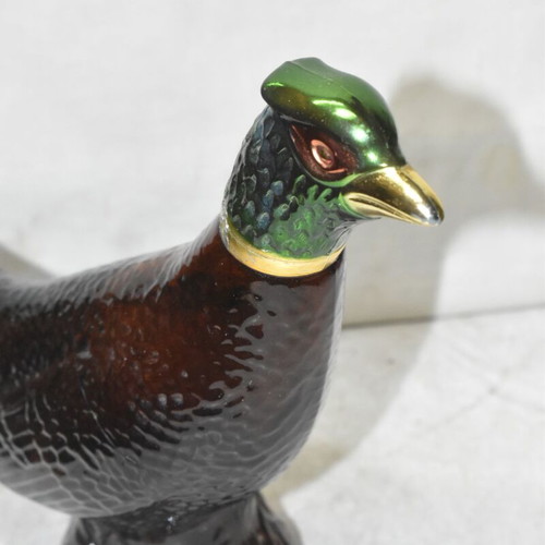 Avon Pheasant After Shave Glass Bottle used, vintage decorative