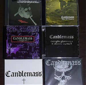 Δέκα (10) CD Candlemass Epicus Doomicus Metallicus Tales Of Creation Chapter VI Dactylis Glomerata