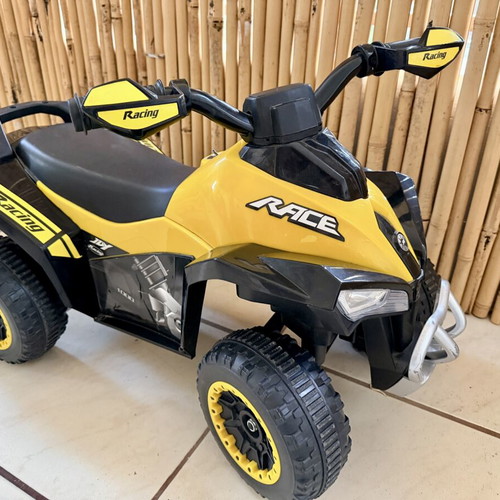 Yellow children's ride-on vehicle for 18-36 months