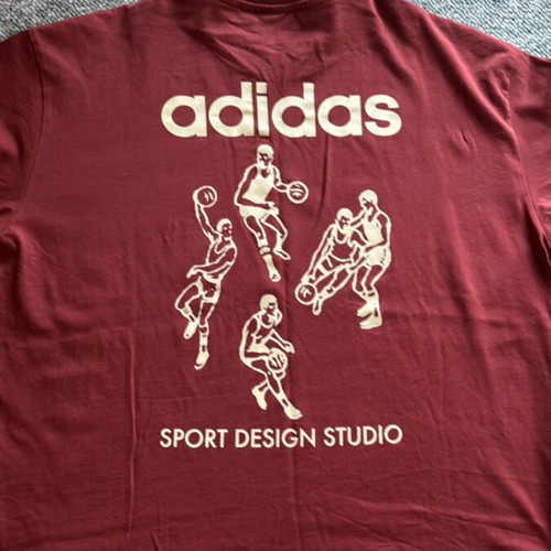 Adidas men's shirt like new, red, size L