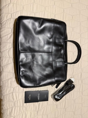 Royal Republic leather briefcase black like new