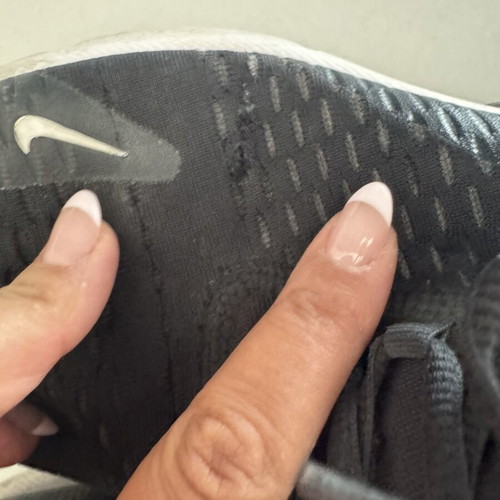 Nike Air Max black sneakers, refurbished