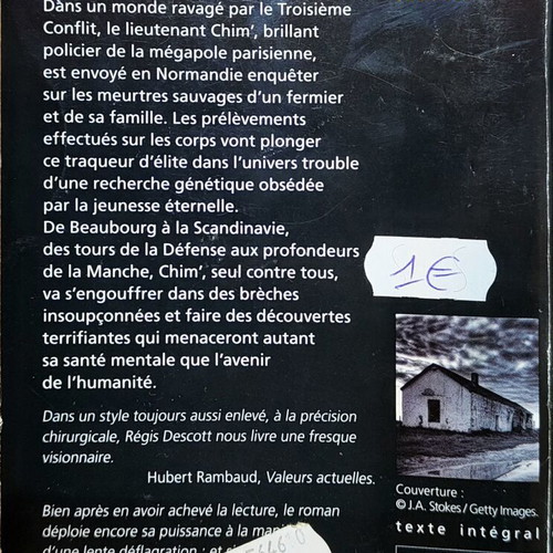 L’Année du Rat by Régis Descott used, thriller Le Livre de Poche edition
