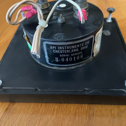 API Instruments Co Voltmeter AC 0-10 Amperes