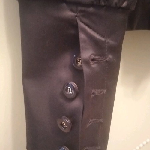 Toi & Moi women's jacket satin black size M like new