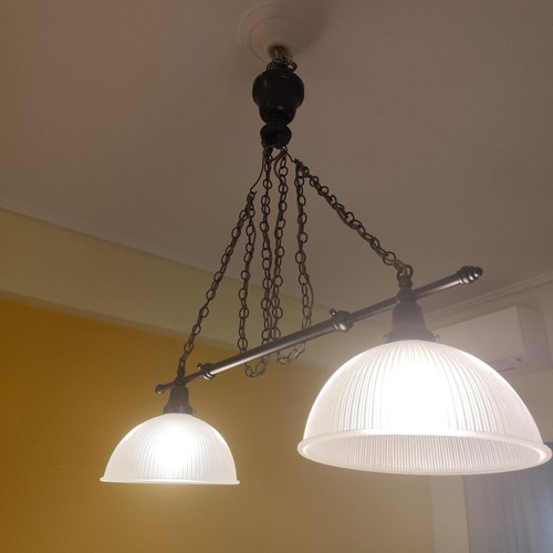 Double ceiling light fixture