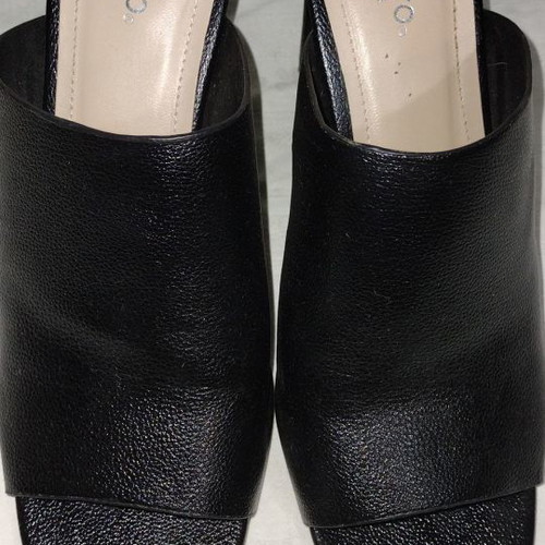 Migato mules used, size 40, black with square heel