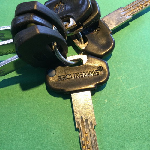 Securemme door security lock used with 7 keys