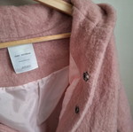 Zara coat girl 9 years 134 cm used, pink with hood and pockets