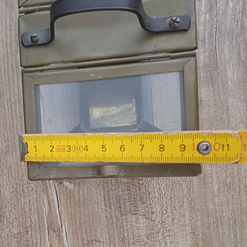 Brass and glass container for coffee and sugar used