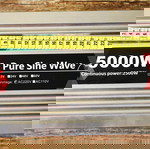  Ινβερτερ μετατροπέας 5000W peak > 12V > 220V Inverter Βαρέως τύπου καθαρού ημιτονίου